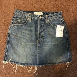 Free People Denim Skirt